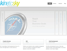 Tablet Screenshot of kineticsky.com
